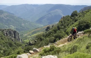 VTT Ardeche depuis Arleblanc les cevennes