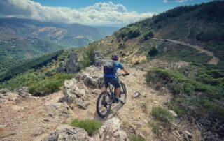 photo Mountain biking in the Ardèche Enduro in the Cévennes