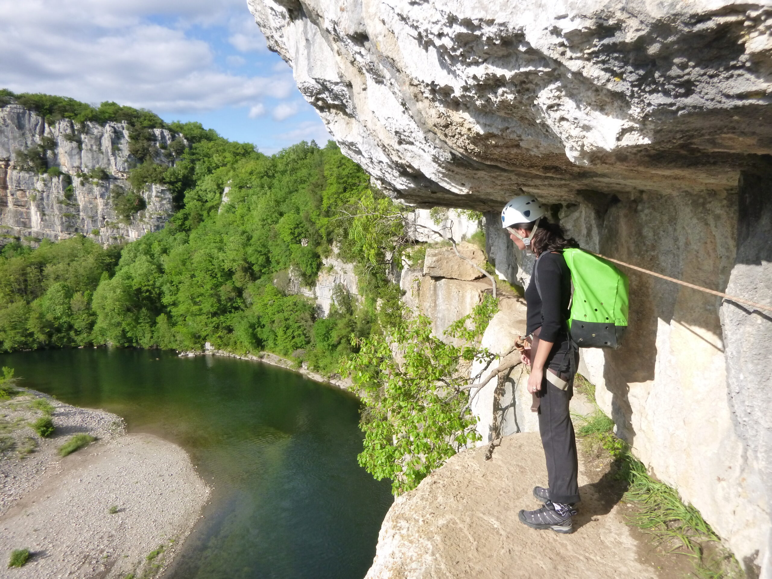 Via Corda vue Gorges Chassezac