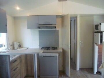 Arleblanc:Mobilheim « Gehobener Komfort » 3 Zimmern