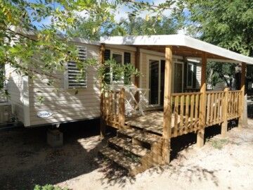 Arleblanc:Mobilheim « Gehobener Komfort » 3 Zimmern