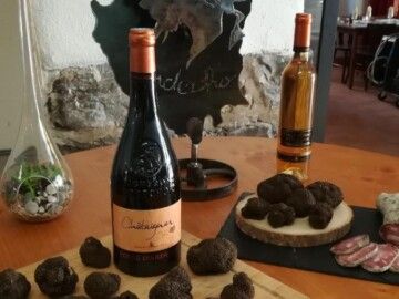 Restaurant lokale producten van Domaine Arleblanc