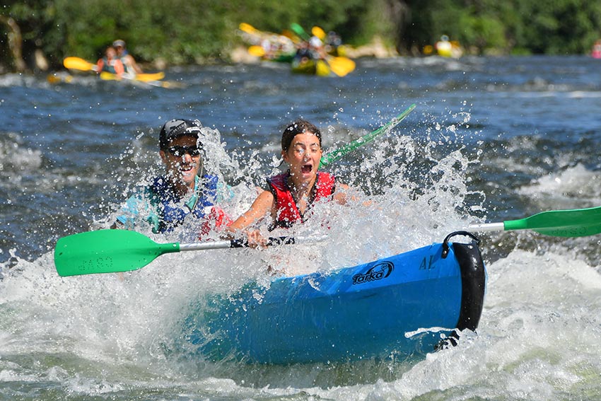 Descente de l’Ardèche en canoë avec des enfants