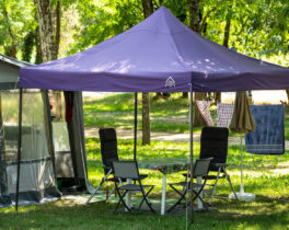 The campsite pitches