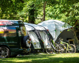 The campsite pitches