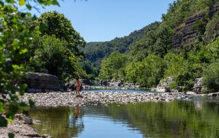 rivière la Beaume ardèche