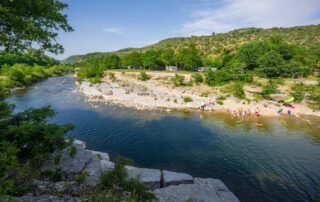 rivière ardèche arleblanc